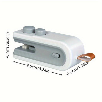 Portable Mini Bag Sealer, 1/2 Counts USB Rechargeable 2 in 1 Bag Sealer, Handheld Food Storage Machine, Kitchen Utensils & Gadgets