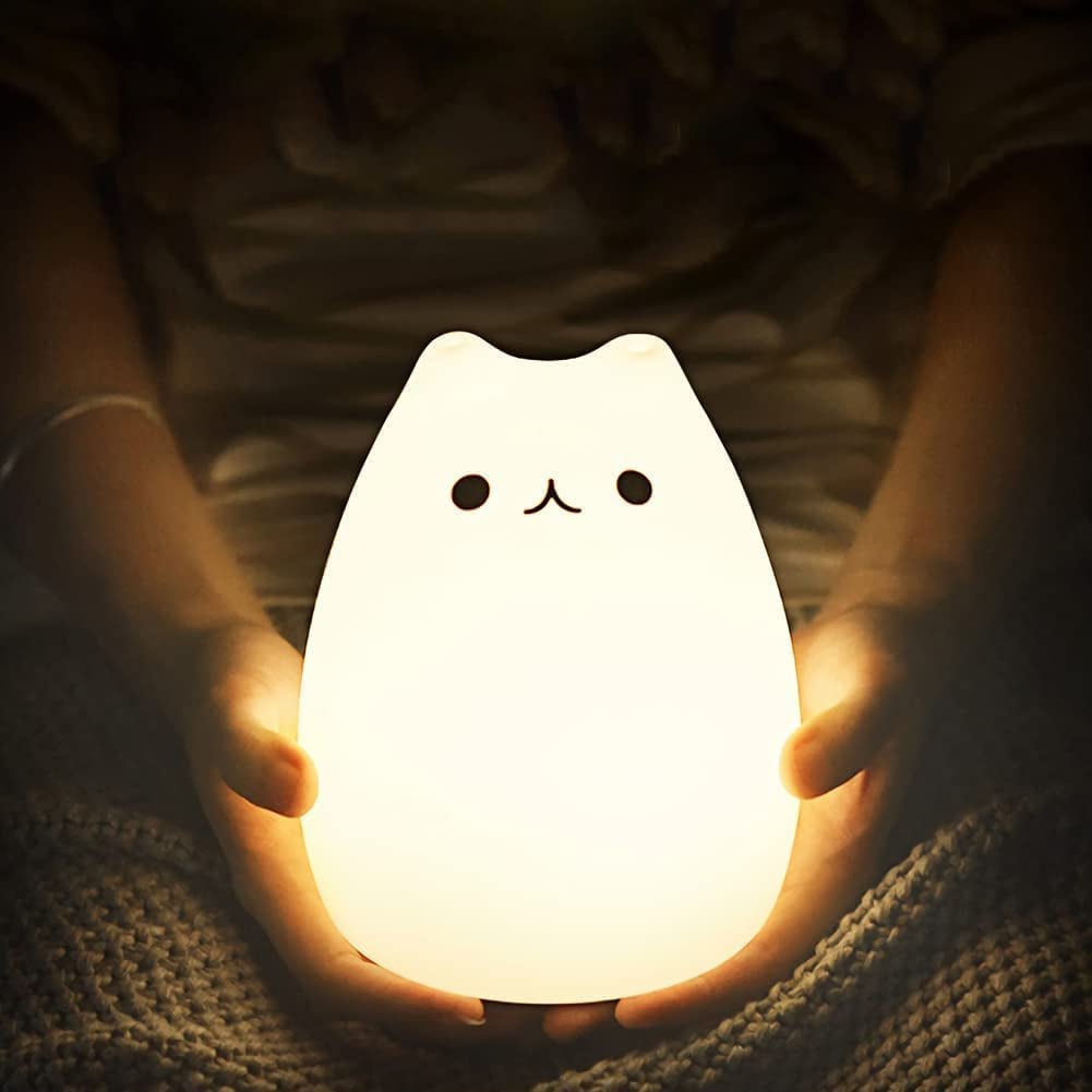 Cat Lamp, Remote Control Silicone Kitty Night Light for Kids Toddler Baby Girls Rechargeable Cute Kawaii Nightlight , White , 4 Piece Set - TechblyteCat Lamp, Remote Control Silicone Kitty Night Light for Kids Toddler Baby Girls Rechargeable Cute Kawaii Nightlight , White , 4 Piece Set7445009447440WhiteCat Lamp, Remote Control Silicone Kitty Night Light for Kids Toddler Baby Girls Rechargeable Cute Kawaii Nightlight , White , 4 Piece SetTechblyteMy StoreTechblyte