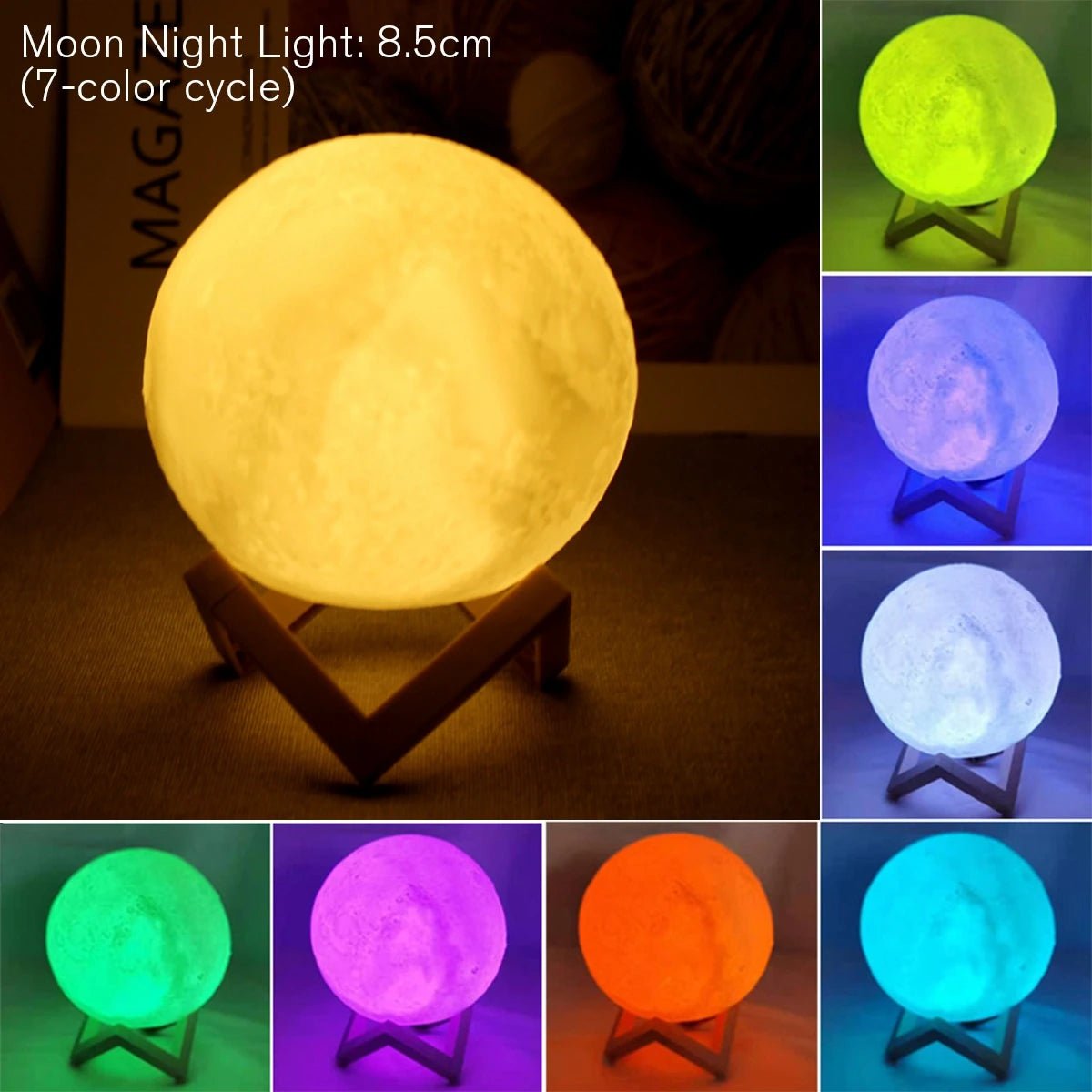 D5 Starry Moon Lamp 8cm - LED Night Light with Stand, Perfect for Bedroom Decor and Gifts - TechblyteD5 Starry Moon Lamp 8cm - LED Night Light with Stand, Perfect for Bedroom Decor and GiftsRgbD5 Starry Moon Lamp 8cm - LED Night Light with Stand, Perfect for Bedroom Decor and GiftsTechblyteMy StoreTechblyte