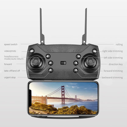 E88 Pro Foldable Quadcopter Drone - WIFI FPV, HD 4K Camera, Altitude Hold - TechblyteE88 Pro Foldable Quadcopter Drone - WIFI FPV, HD 4K Camera, Altitude Hold4K 1B (10)E88 Pro Foldable Quadcopter Drone - WIFI FPV, HD 4K Camera, Altitude HoldTechblyteMy StoreTechblyte