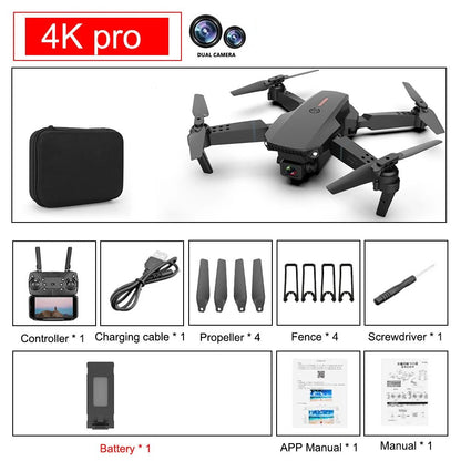 E88 Pro Foldable Quadcopter Drone - WIFI FPV, HD 4K Camera, Altitude Hold - TechblyteE88 Pro Foldable Quadcopter Drone - WIFI FPV, HD 4K Camera, Altitude Hold4K 1B (10)E88 Pro Foldable Quadcopter Drone - WIFI FPV, HD 4K Camera, Altitude HoldTechblyteMy StoreTechblyte