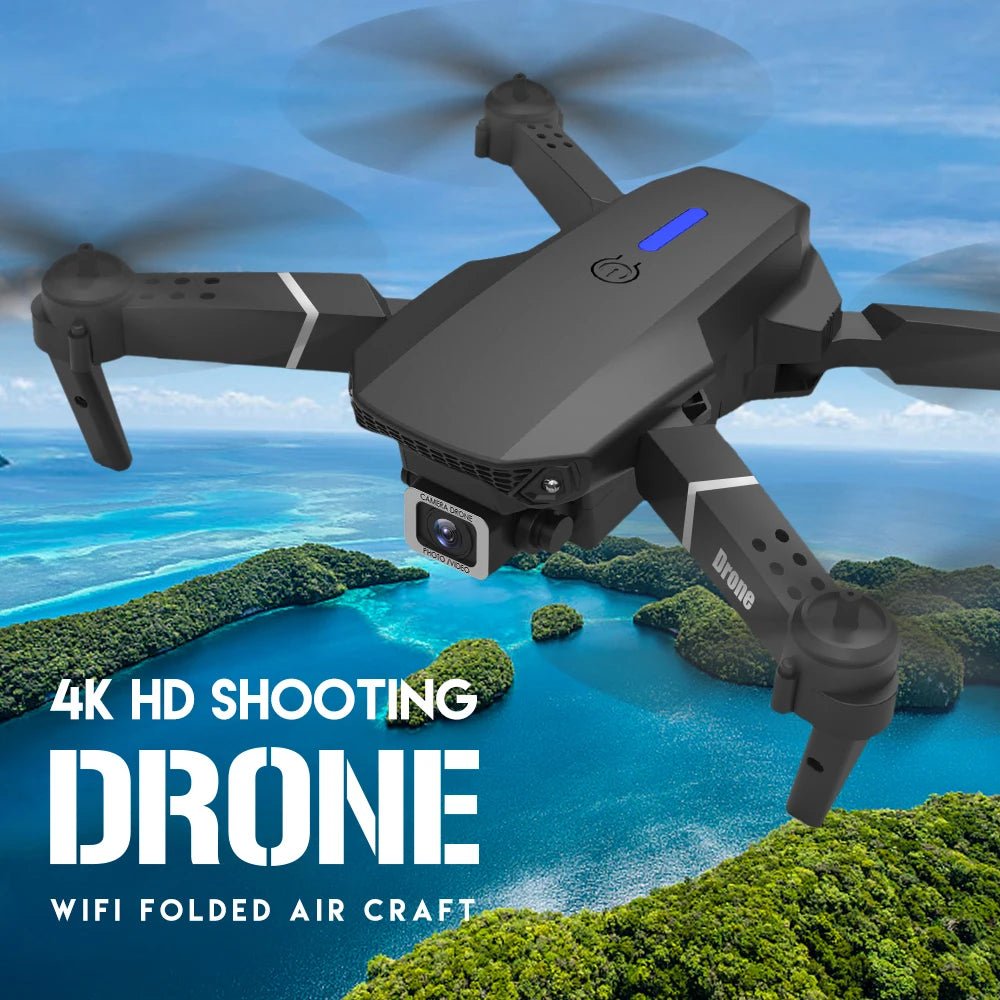 E88 Pro Foldable Quadcopter Drone - WIFI FPV, HD 4K Camera, Altitude Hold - TechblyteE88 Pro Foldable Quadcopter Drone - WIFI FPV, HD 4K Camera, Altitude Hold4K 1B (10)E88 Pro Foldable Quadcopter Drone - WIFI FPV, HD 4K Camera, Altitude HoldTechblyteMy StoreTechblyte