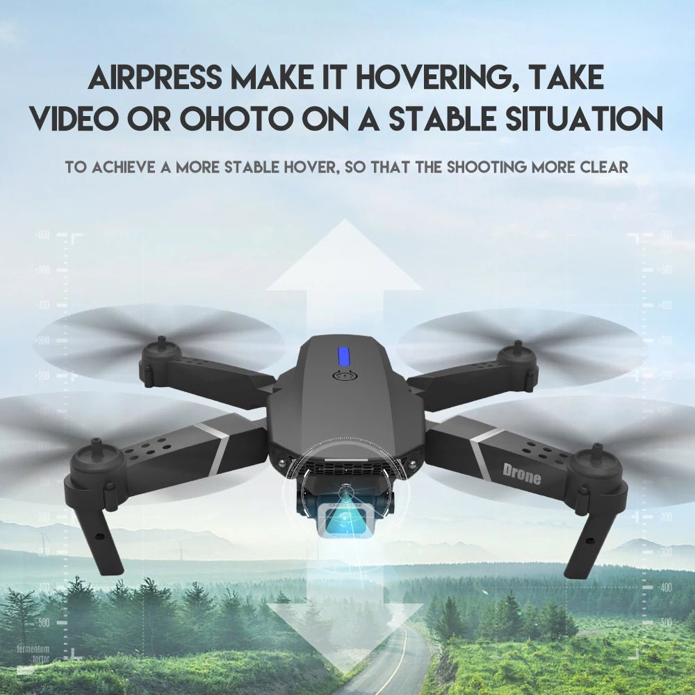 E88 Pro Foldable Quadcopter Drone - WIFI FPV, HD 4K Camera, Altitude Hold - TechblyteE88 Pro Foldable Quadcopter Drone - WIFI FPV, HD 4K Camera, Altitude Hold4K 1B (10)E88 Pro Foldable Quadcopter Drone - WIFI FPV, HD 4K Camera, Altitude HoldTechblyteMy StoreTechblyte