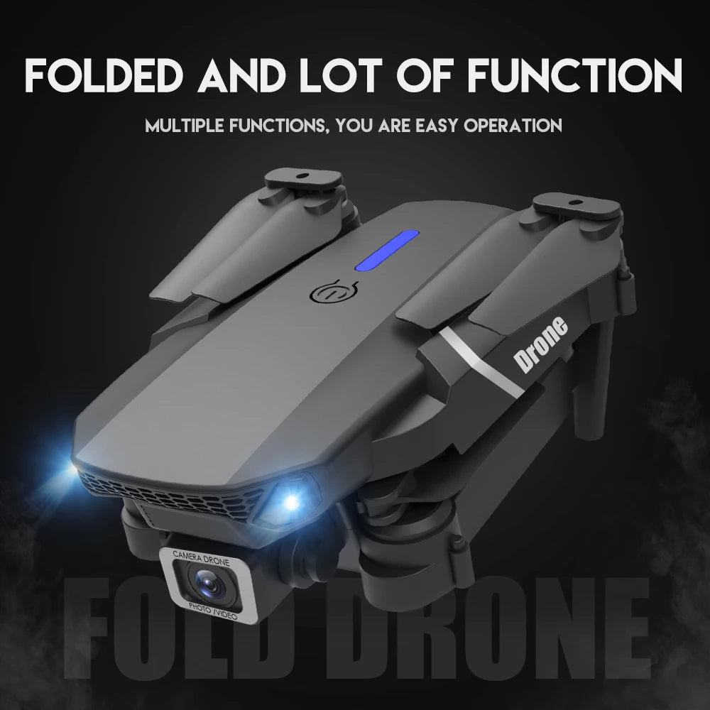 E88 Pro Foldable Quadcopter Drone - WIFI FPV, HD 4K Camera, Altitude Hold - TechblyteE88 Pro Foldable Quadcopter Drone - WIFI FPV, HD 4K Camera, Altitude Hold4K 1B (10)E88 Pro Foldable Quadcopter Drone - WIFI FPV, HD 4K Camera, Altitude HoldTechblyteMy StoreTechblyte