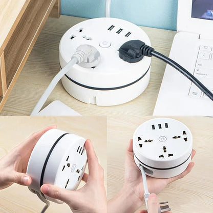 EU Plug AC Outlet Smart Home Power Strip – Multipurpose Electrical Extension Cord with USB Ports & Fast Charging - TechblyteEU Plug AC Outlet Smart Home Power Strip – Multipurpose Electrical Extension Cord with USB Ports & Fast ChargingEu PlugEU Plug AC Outlet Smart Home Power Strip – Multipurpose Electrical Extension Cord with USB Ports & Fast ChargingTechblyteMy StoreTechblyte