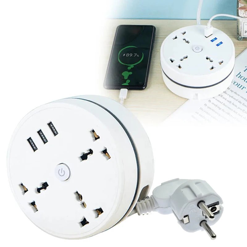 EU Plug AC Outlet Smart Home Power Strip – Multipurpose Electrical Extension Cord with USB Ports & Fast Charging - TechblyteEU Plug AC Outlet Smart Home Power Strip – Multipurpose Electrical Extension Cord with USB Ports & Fast ChargingEu PlugEU Plug AC Outlet Smart Home Power Strip – Multipurpose Electrical Extension Cord with USB Ports & Fast ChargingTechblyteMy StoreTechblyte